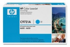 Оригинальный картридж HP C9721A голубой картридж
